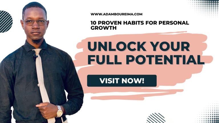 personal growth habits_adamboureima.com